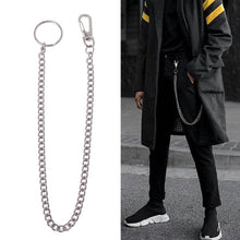 Load image into Gallery viewer, Hip Hop Pants Chain Secure Travel Wallet Chain Heavy Duty Jeans Link Coil Leash