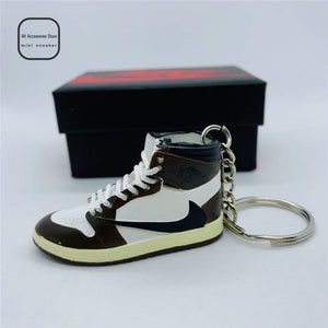 Personality DIY Air Jordan Generation AIR JORDAN1-13 Stereo 3D Sneaker Model Keychain For Gift