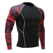 Load image into Gallery viewer, Men&#39;s Sports Suit Compression Clothing Fitness Training kit Thermal Underwear MMA rashgard male Quick drying shirt Sportswear