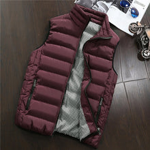 Load image into Gallery viewer, Spring Autumn Men New Stylish 2019 Vest Mens Plus Size 5XLWarm Sleeveless Jacket Men Winter Waistcoat Men&#39;s Vest Casual Coats