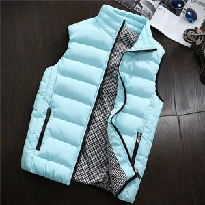 Spring Autumn Men New Stylish 2019 Vest Mens Plus Size 5XLWarm Sleeveless Jacket Men Winter Waistcoat Men's Vest Casual Coats