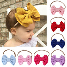 Load image into Gallery viewer, Baby Headband Baby Girl Headbands for Girls Turban Baby Haarbandjes Baby Bows Headband Nylon Hair Accessories Bow Dropshipping