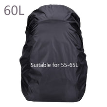 Load image into Gallery viewer, 20L-80L Waterproof Dustproof Backpack Rain Cover Portable Ultralight Shoulder Protect Hiking Sport Bag Covers