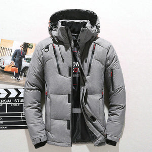 Thick Warm Winter Coat Men Hooded Casual Outdoor Man Down Jacket Parka Fashion Windbreaker Mens Overcoat