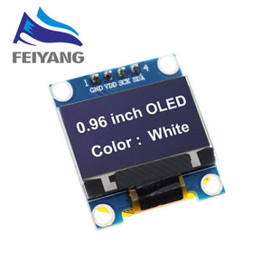 New product 0.96 inch OLED IIC White/YELLOW BLUE/BLUE 12864 OLED Display Module I2C SSD1306 LCD Screen Board for Arduino