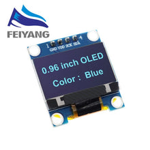 Load image into Gallery viewer, New product 0.96 inch OLED IIC White/YELLOW BLUE/BLUE 12864 OLED Display Module I2C SSD1306 LCD Screen Board for Arduino