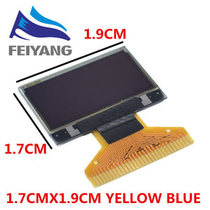 New product 0.96 inch OLED IIC White/YELLOW BLUE/BLUE 12864 OLED Display Module I2C SSD1306 LCD Screen Board for Arduino