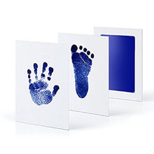 Load image into Gallery viewer, Safe Baby Footprints Handprint Ink Pads Kits Pets Care Non-toxic Ink Pads Baby Shower Paw Print Pad Foot Print Pad Baby Toys