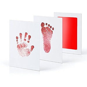 Safe Baby Footprints Handprint Ink Pads Kits Pets Care Non-toxic Ink Pads Baby Shower Paw Print Pad Foot Print Pad Baby Toys