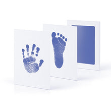 Load image into Gallery viewer, Safe Baby Footprints Handprint Ink Pads Kits Pets Care Non-toxic Ink Pads Baby Shower Paw Print Pad Foot Print Pad Baby Toys