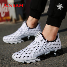 Load image into Gallery viewer, Man Running Shoes Plus Size Mesh Men Sport Shoes Lac-up Men Shoes Lightweight Comfortable Breathable Walking Sneakers 2019 New