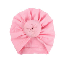 Load image into Gallery viewer, 2019 Baby cotton blends Headband Soft Rabbit Bowknot Turban Hair Bands for Children Girls Elastic Headwrap Children Baby Turban