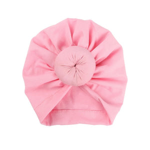 2019 Baby cotton blends Headband Soft Rabbit Bowknot Turban Hair Bands for Children Girls Elastic Headwrap Children Baby Turban