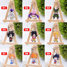 Load image into Gallery viewer, Cute Cartoon Keychain Naruto/My Hero Academia Key Chain Ring Anime Dragonball Keyring Hot Sales