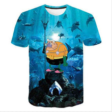 Load image into Gallery viewer, summer men&#39;s T-shirt 3D printed cartoon tshirt sponge potato anime adventure tshirts Funny T Shirt tops Tees men Asain Size