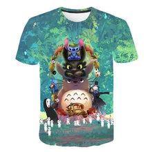 Load image into Gallery viewer, summer men&#39;s T-shirt 3D printed cartoon tshirt sponge potato anime adventure tshirts Funny T Shirt tops Tees men Asain Size