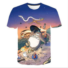 Load image into Gallery viewer, summer men&#39;s T-shirt 3D printed cartoon tshirt sponge potato anime adventure tshirts Funny T Shirt tops Tees men Asain Size