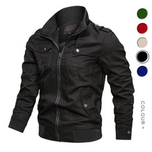 Load image into Gallery viewer, 2019 Military Jacket Men Spring Autumn Cotton Windbreaker Pilot Coat Army Men&#39;s Bomber Jackets Cargo Flight Jacket Male Clothes