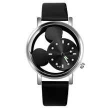 Load image into Gallery viewer, New Cartoon Watches Mickey Mouse Luxury Fashion Women&#39;s Watches Leather Ladies Watch Clock reloj mujer bayan kol saati relogio