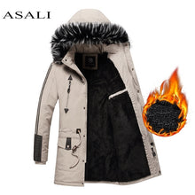 Load image into Gallery viewer, New Winter Jacket Men -15 Degree Thicken Warm Men Parkas Hooded Fleece Man&#39;s Jackets Outwear Cotton Coat Parka Jaqueta Masculina