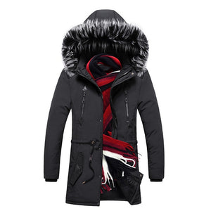 New Winter Jacket Men -15 Degree Thicken Warm Men Parkas Hooded Fleece Man's Jackets Outwear Cotton Coat Parka Jaqueta Masculina