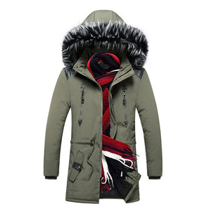 New Winter Jacket Men -15 Degree Thicken Warm Men Parkas Hooded Fleece Man's Jackets Outwear Cotton Coat Parka Jaqueta Masculina