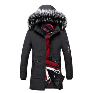 New Winter Jacket Men -15 Degree Thicken Warm Men Parkas Hooded Fleece Man's Jackets Outwear Cotton Coat Parka Jaqueta Masculina