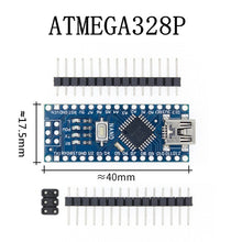 Load image into Gallery viewer, Nano With the bootloader compatible Nano 3.0 controller for arduino CH340 USB driver 16Mhz Nano v3.0 ATMEGA328P/168P