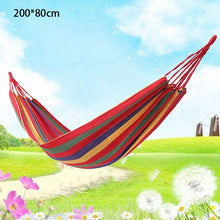 Load image into Gallery viewer, Thicken Canvas Garden Swing Hammock Outdoor Single 2 person Dormitory Camping Hammocks 230*80 230*100 230*150cm Hanging Chair