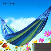 Load image into Gallery viewer, Thicken Canvas Garden Swing Hammock Outdoor Single 2 person Dormitory Camping Hammocks 230*80 230*100 230*150cm Hanging Chair