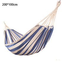 Load image into Gallery viewer, Thicken Canvas Garden Swing Hammock Outdoor Single 2 person Dormitory Camping Hammocks 230*80 230*100 230*150cm Hanging Chair