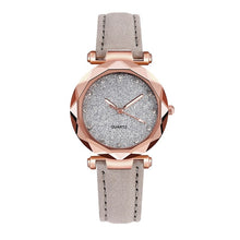 Load image into Gallery viewer, Ladies Watch Fashion Women&#39;s Watches Casual Leather Band Crystal Dial Quartz Wrist Watches Relogio Feminino zegarki damskie W50