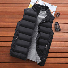 Load image into Gallery viewer, Brand Clothing Vest Jacket Mens New Autumn Warm Sleeveless Jacket Male Winter Casual Waistcoat Men Vest Plus Size Veste Homme