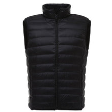 Load image into Gallery viewer, 2019 New Men Sleeveless Jacket Winter Ultralight White Duck Down Vest Male Slim Vest Men&#39;s clothes Windproof Warm Waistcoat