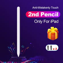 Load image into Gallery viewer, For Apple Pencil 2 Touch Pen Stylus For iPad Pro 11 12.9 9.7 2018 Air 3 10.2 2019 Mini 5 For iPad Pencil No Delay Drawing Pen