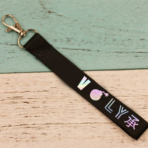 KPOP Keychain Laser Bangtan Boys Lanyard Love Yourself Key Chains RAPMONSTER V JUNGKOOK JIMIN JHOPE RM Keyring Accessories