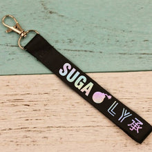 Load image into Gallery viewer, KPOP Keychain Laser Bangtan Boys Lanyard Love Yourself Key Chains RAPMONSTER V JUNGKOOK JIMIN JHOPE RM Keyring Accessories