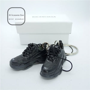 Personality DIY Air Jordan Generation AIR JORDAN1-13 Stereo 3D Sneaker Model Keychain For Gift