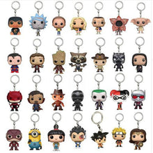 Load image into Gallery viewer, Fashion creative jewelry  new Marvel Keychain spider chivalry captain game movie surrounding key chain with box gift