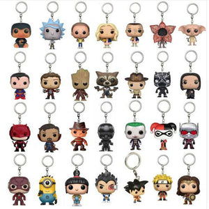 Fashion creative jewelry  new Marvel Keychain spider chivalry captain game movie surrounding key chain with box gift