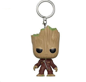 Fashion creative jewelry  new Marvel Keychain spider chivalry captain game movie surrounding key chain with box gift