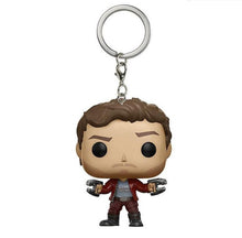 Load image into Gallery viewer, Fashion creative jewelry  new Marvel Keychain spider chivalry captain game movie surrounding key chain with box gift