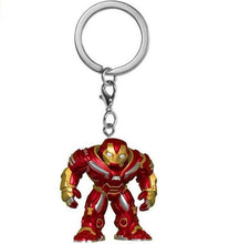 Load image into Gallery viewer, Fashion creative jewelry  new Marvel Keychain spider chivalry captain game movie surrounding key chain with box gift