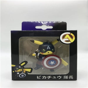 Fashion creative jewelry  new Marvel Keychain spider chivalry captain game movie surrounding key chain with box gift