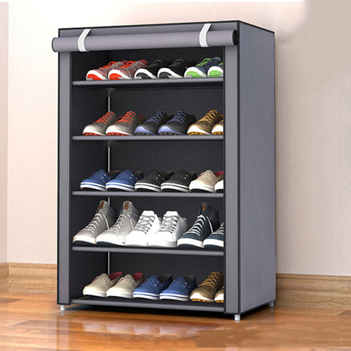 Simple Multi-layer Shoe Rack Household Dustproof Assembly Shoe Cabinet Save Space Dormitory Small Shoe Storage Shelf