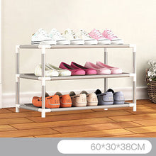 Load image into Gallery viewer, Simple Multi-layer Shoe Rack Household Dustproof Assembly Shoe Cabinet Save Space Dormitory Small Shoe Storage Shelf