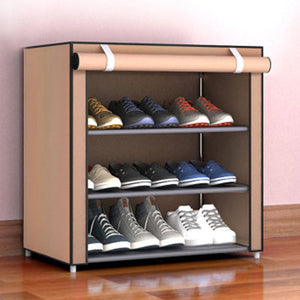 Simple Multi-layer Shoe Rack Household Dustproof Assembly Shoe Cabinet Save Space Dormitory Small Shoe Storage Shelf