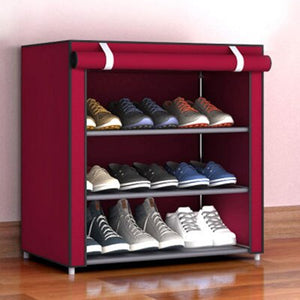 Simple Multi-layer Shoe Rack Household Dustproof Assembly Shoe Cabinet Save Space Dormitory Small Shoe Storage Shelf