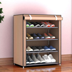 Simple Multi-layer Shoe Rack Household Dustproof Assembly Shoe Cabinet Save Space Dormitory Small Shoe Storage Shelf