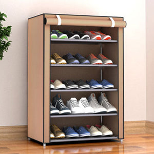 Simple Multi-layer Shoe Rack Household Dustproof Assembly Shoe Cabinet Save Space Dormitory Small Shoe Storage Shelf